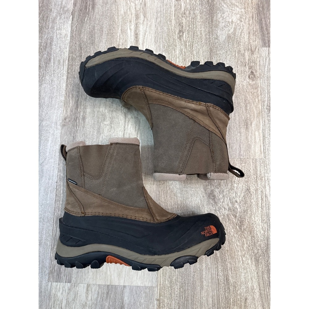 The‎ North Face Chilkat III Pull On Mens Waterproof Winter Boots Brown Size 9